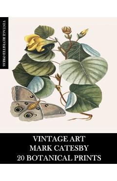 Coperta cărții 'Vintage Art: Mark Catesby: 20 Botanical Prints - Vintage Revisited Press'