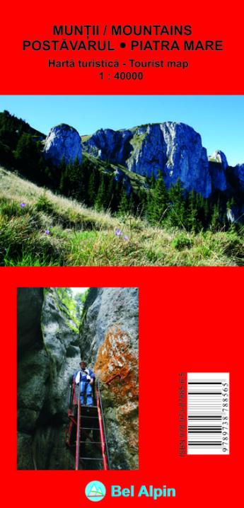 Coperta cărții 'Muntii Postavarul Piatra Mare - Harta turistica'