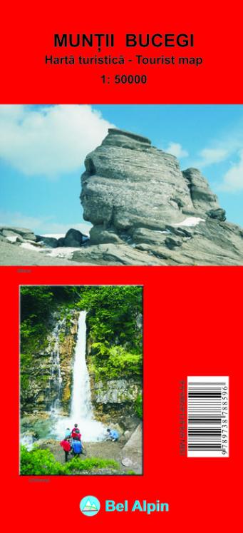 Muntii Bucegi - Harta turistica