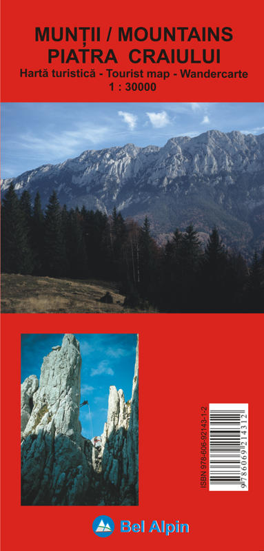 Coperta cărții 'Piatra Craiului - Harta turistica'