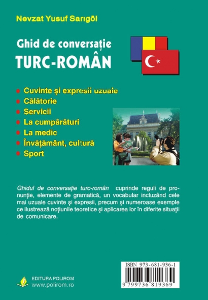 Coperta cărții 'Ghid De Conversatie Turc-Roman - Nevzat Yusuf Sarigol'