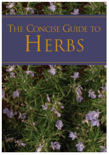 Coperta cărții 'A concise guide to herbs'