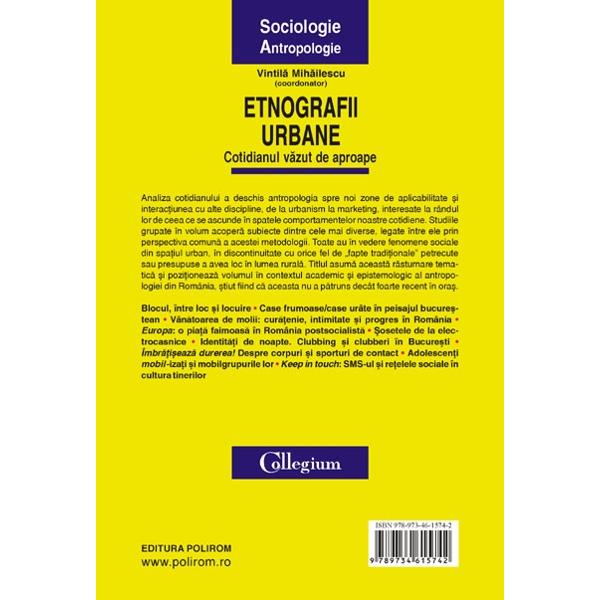 Etnografii urbane - Vintila Mihailescu