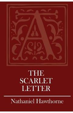 Coperta cărții 'The Scarlet Letter - Nathaniel Hawthorne'