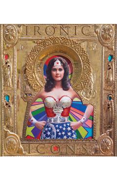 Coperta cărții 'Ironic Icons - Valentin Popov'