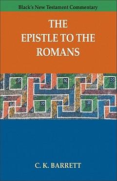 Coperta cărții 'The Epistle to the Romans - C. K. Barrett'