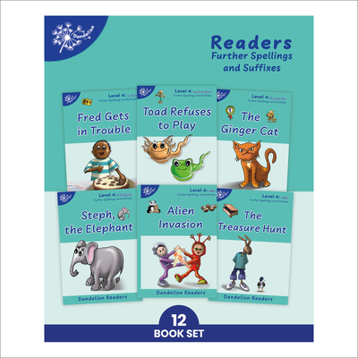 Phonic Books Dandelion Readers Further Spellings and Suffixes Level 4: (Alternative Spellings for Vowels and Consonants, Alternative Sounds for the Sp - Phonic Books