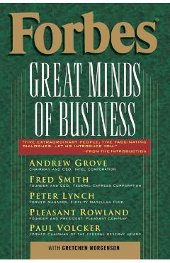 Coperta cărții 'Forbes Great Minds of Business - Forbes Magazine'