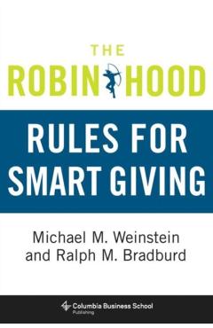 Coperta cărții 'The Robin Hood Rules for Smart Giving - Michael Weinstein'