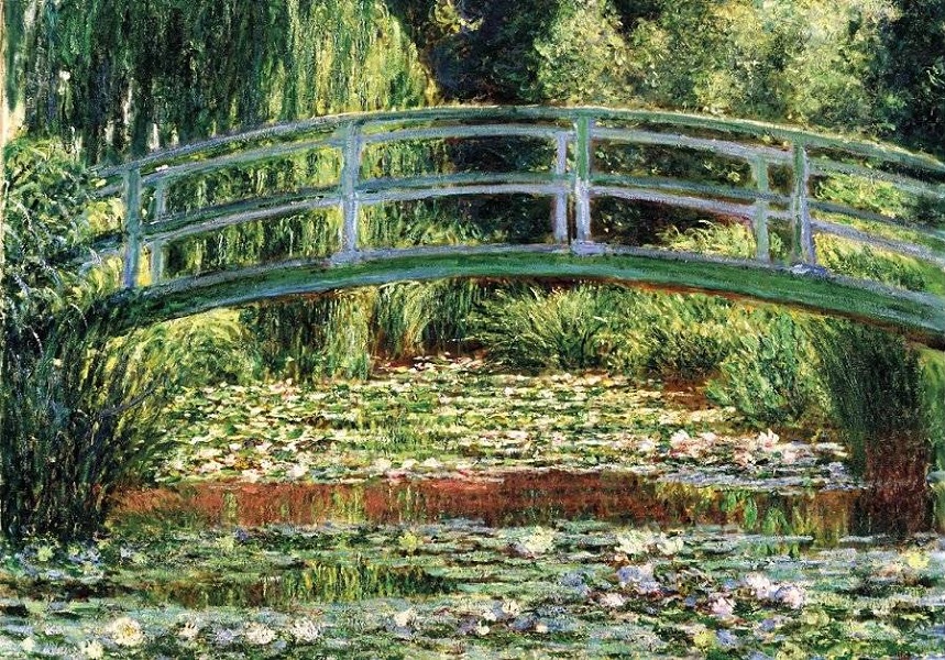 Suport pentru masa: Claude Monet. Le pont japonais