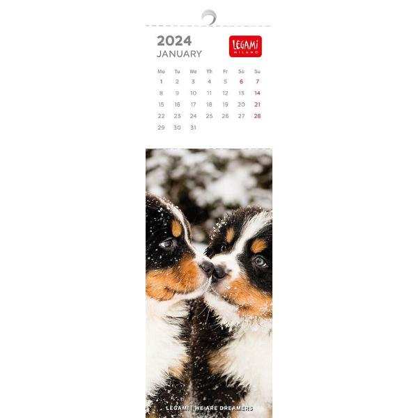 Semne de carte: Calendar 2024. Puppies