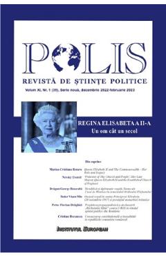 Poza produsului Polis Vol.11 Nr.1 (39) Serie noua decembrie 2022-februarie 2023. Revista de stiinte politice