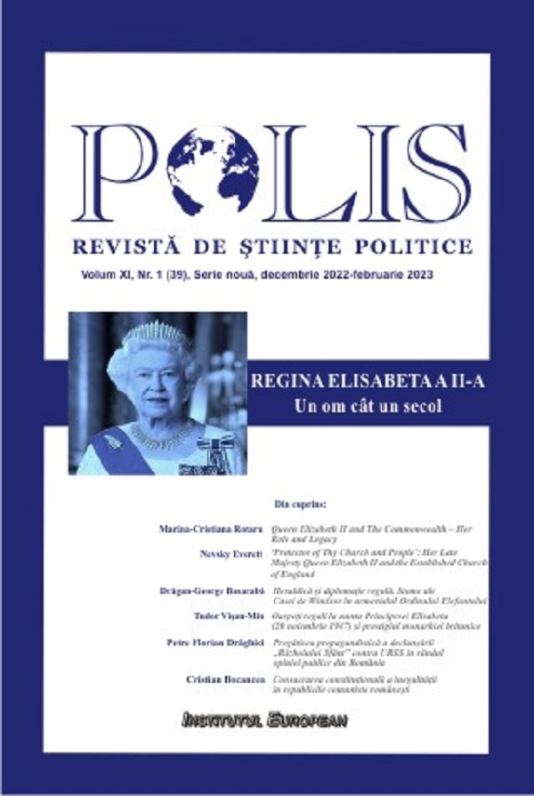 Polis Vol.11 Nr.1 (39) Serie noua decembrie 2022-februarie 2023. Revista de stiinte politice