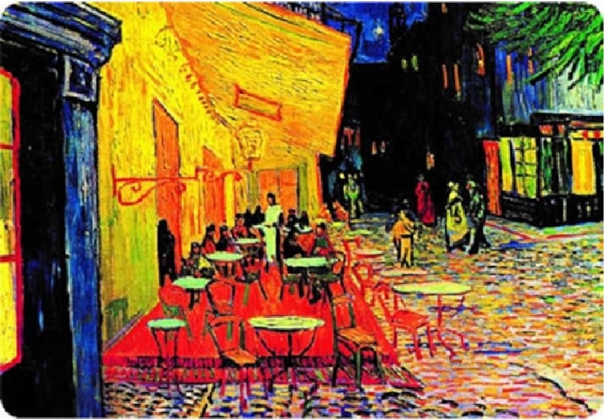 Suport pentru masa: Van Gogh. Cafe en Arles