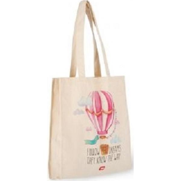  Sacosa bumbac: Follow dreams. Balon cu aer cald