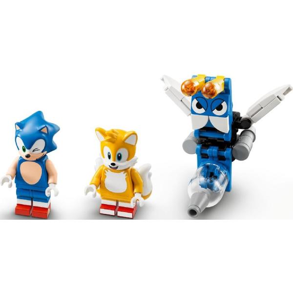 Lego Sonic the Hedgehog. Atelierul lui Tails si avion Tornado