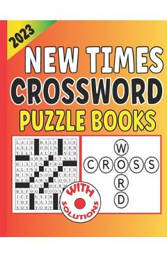 Poza produsului 2023 New Times Crossword Puzzle Books: Penny press medium crossword puzzles book for senior & adults - Brother's Publishing