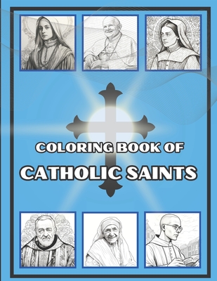 Coperta cărții 'Coloring Book of Catholic Saints - Shannon Elizabeth Sanchez'