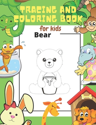 Tracing and Coloring Book for Kids: Let Your Kids Practice Drawing 36 Cute Animals and Have Fun While Learning. Your Kids Will Get to know the Names o - Busy Family