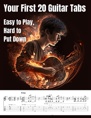 Coperta cărții 'Your First 20 Guitar Tabs: Easy to Play, Hard to Put Down - Rock City'