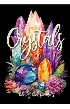Poza produsului Crystals Coloring Book for Adults: Street Art Graffiti Coloring Book for Adults Street Art Coloring Book for teenagers grayscale Street Art Coloring B - Monsoon Publishing