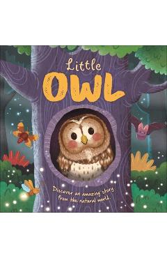 Poza produsului Nature Stories: Little Owl-Discover an Amazing Story from the Natural World: Padded Board Book - Igloobooks