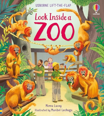 Coperta cărții 'Look Inside a Zoo - Minna Lacey'