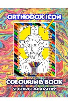 Coperta cărții 'Orthodox Colouring Book - Anna Skoubourdis'