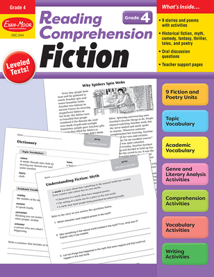 Reading Comprehension: Fiction, Grade 4 Teacher Resource - Evan-moor Corporation