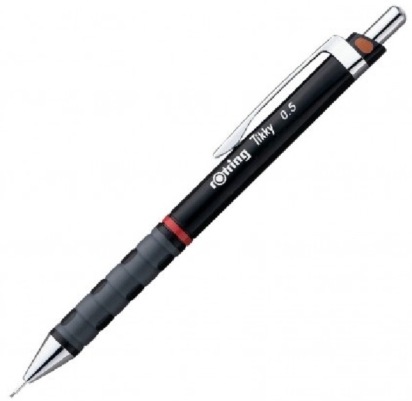 Creion mecanic negru 0.5 mm: Tikky Rotring