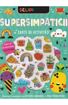 Coperta cărții 'Supersimpaticii. Carte de activități'
