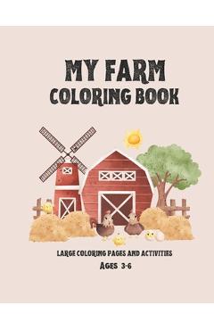 Coperta cărții 'My Farm Coloring Book - Jennifer Owen'