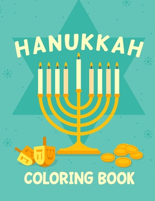 Hanukkah Coloring Book: Activity Book for Kids (8.5 x 11 ) One Sided Pages For Hebrew Pre School, Synagogue Kindergarten Jewish Gifts - Carroll Street Media