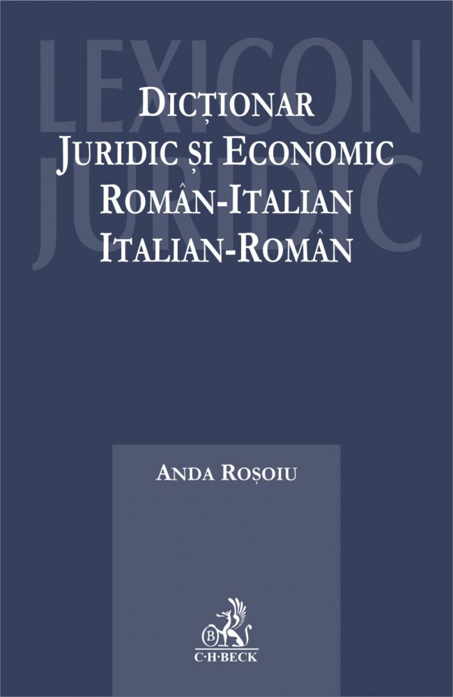 Dictionar juridic economic roman-italian, italian-roman