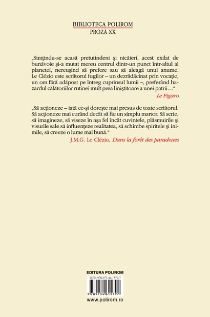 Cartea fugilor - J.M.G. Le Clezio