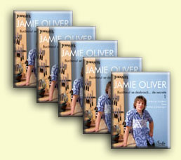 Coperta cărții 'JN pachet 1-5 - Intoarcerea bucatarului care se dezbraca�de secrete - Jamie Oliver'