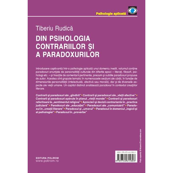 Din psihologia contrariilor si a paradoxurilor - Tiberiu Rudica