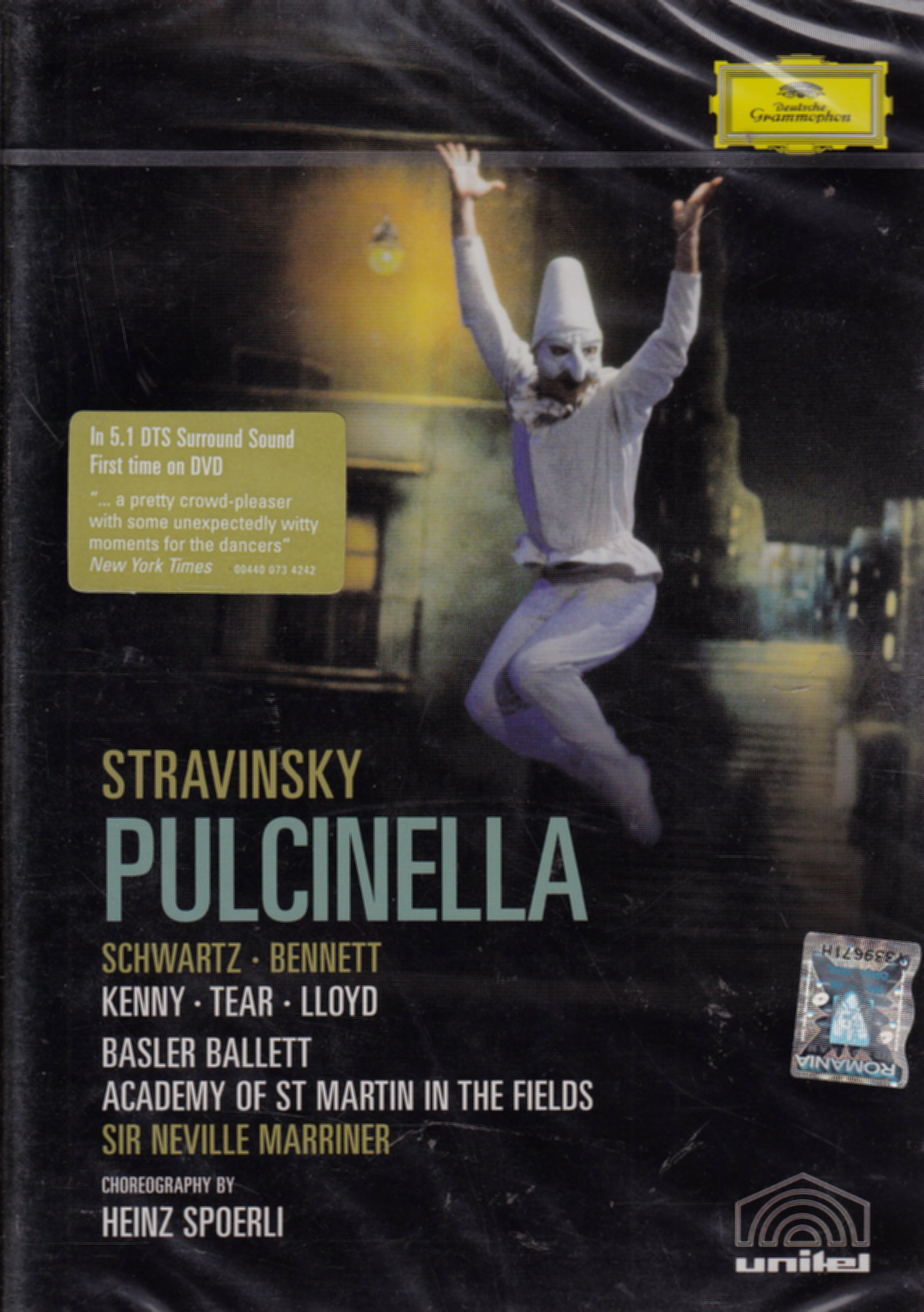 Dvd Stravinsky - Pulcinella - Sir Neville Marriner
