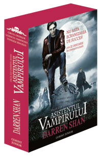 Coperta cărții 'Caseta Asistentul Vampirului - Darren Shan'