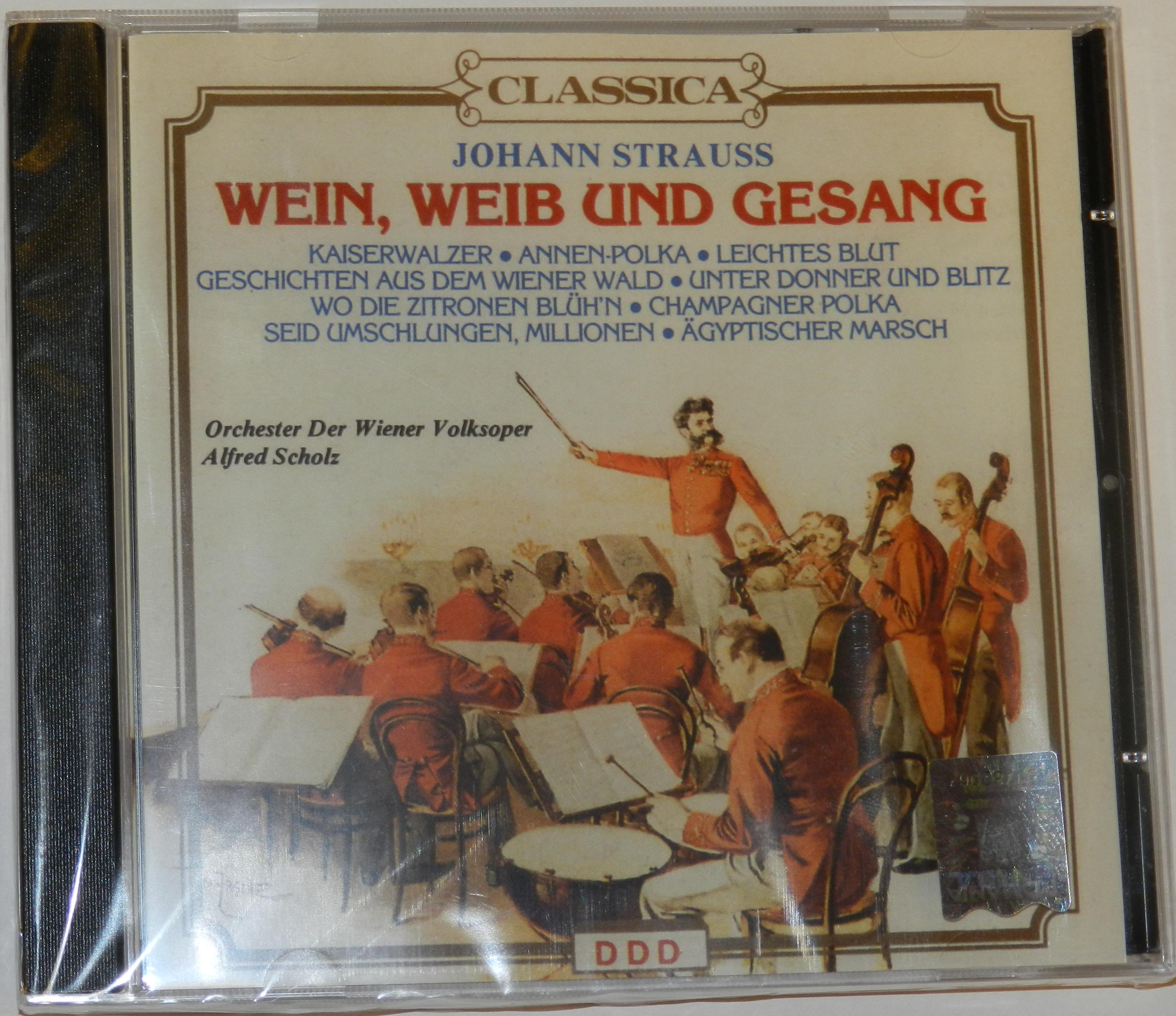 CD Johann Strauss - Wein, Weib Und Gesang