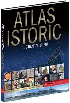 Coperta cărții 'Atlas istoric ilustrat al lumii'