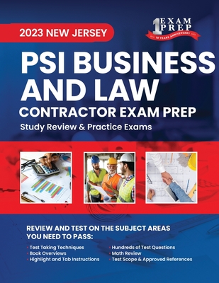 2023 New Jersey PSI Business and Law Contractor Exam Prep: 2023 Study Review & Practice Exams - Upstryve Inc