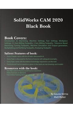 Poza produsului SolidWorks CAM 2020 Black Book - Gaurav Verma