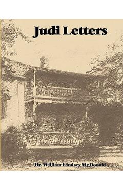 Coperta cărții 'Judi Letters - William Lindsey Mcdonald'