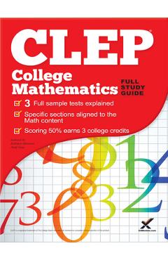 Coperta cărții 'CLEP College Mathematics 2017 - Kathleen Morrison'