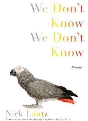 We Don't Know We Don't Know - Nick Lantz