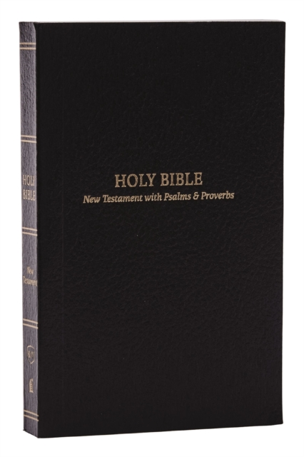 Kjv, Pocket New Testament with Psalms and Proverbs, Black Softcover, Red Letter, Comfort Print - Thomas Nelson