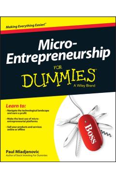 Coperta cărții 'Micro-Entrepreneurship for Dummies - Paul Mladjenovic'