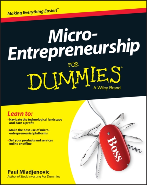 Coperta cărții 'Micro-Entrepreneurship for Dummies - Paul Mladjenovic'