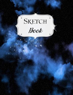 Sketch Book: Galaxy Sketchbook Scetchpad for Drawing or Doodling Notebook Pad for Creative Artists #5 Black Blue - Jazzy Doodles